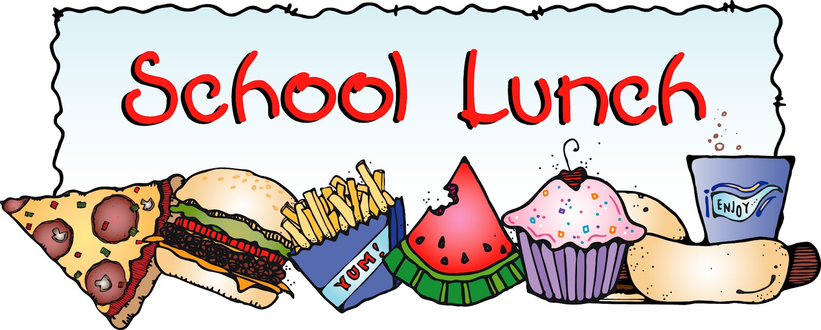 public domain food clipart school