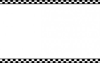 Checkerboard Racing Flag Border 
