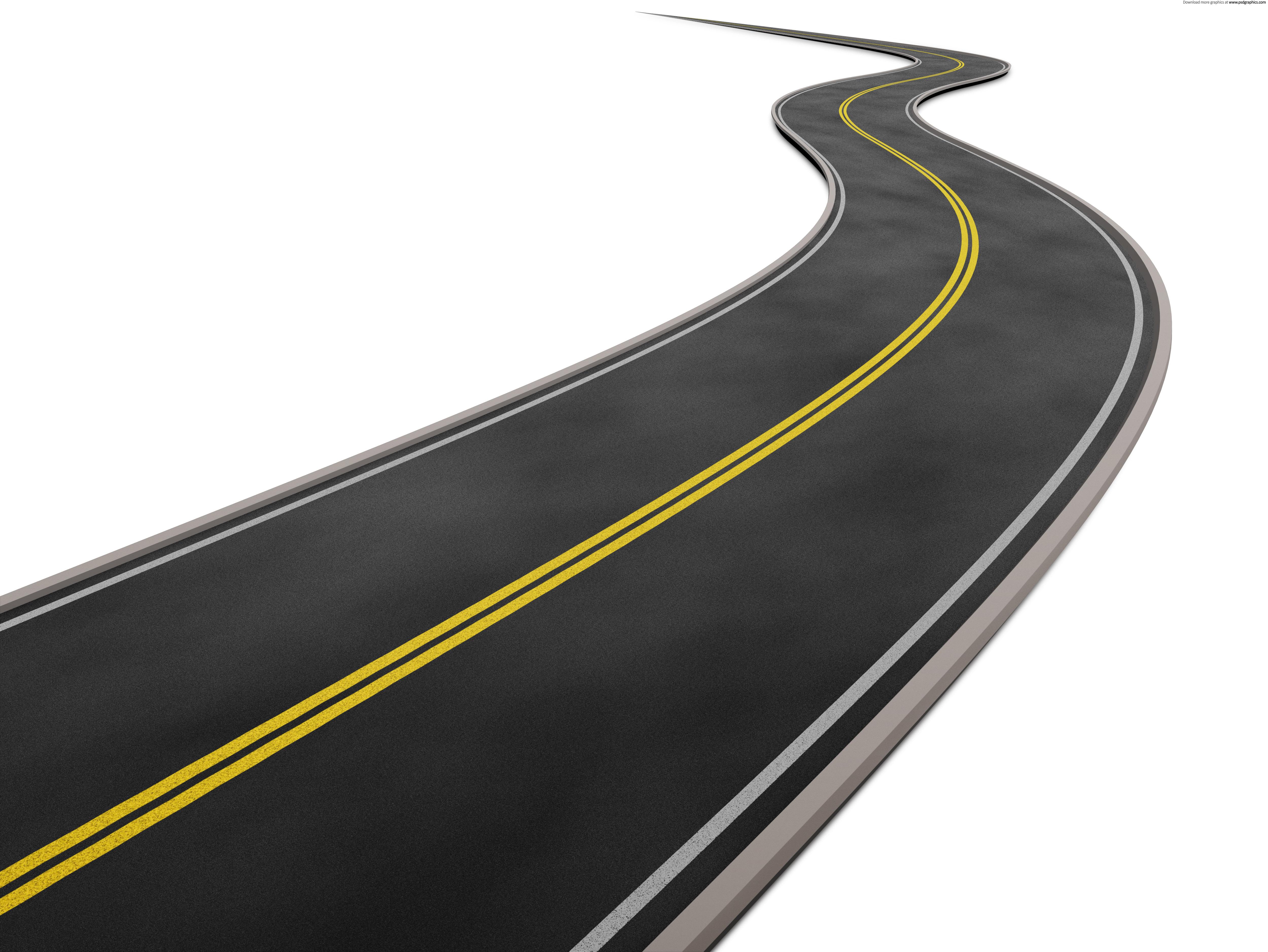 Curved Road Clipart 