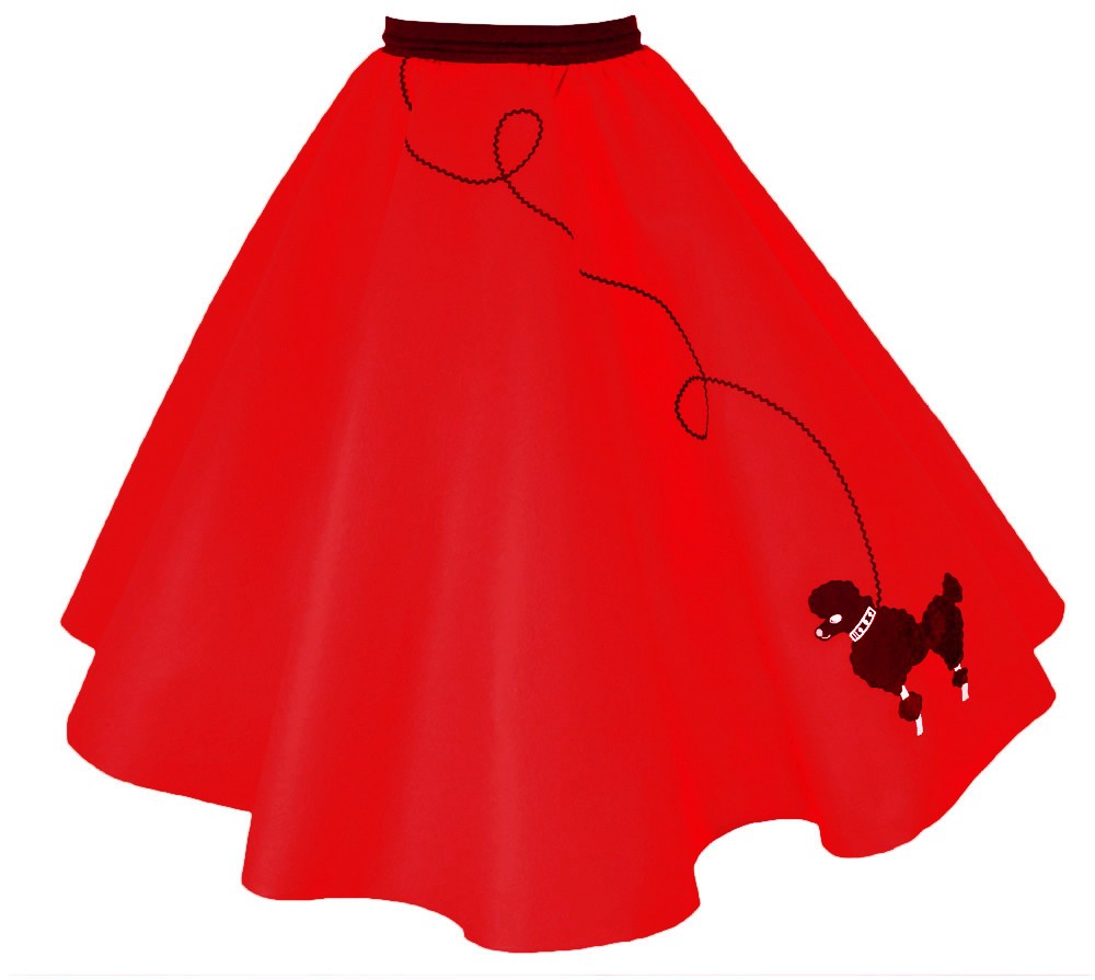 Poodle Skirt Clipart 