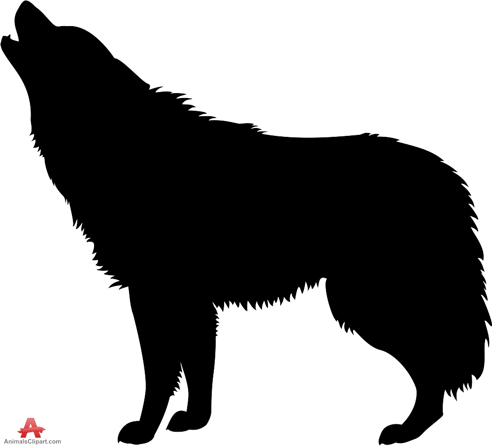Wolf Silhouette and Clipart 