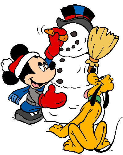 Disney Winter Season Clip Art Image 2 