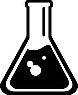 Science beaker clip art 