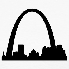 St Louis Skyline Silhouette 