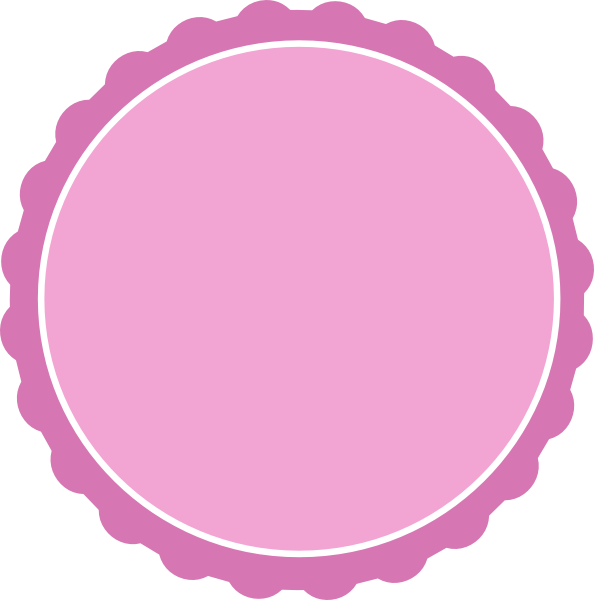 Circle Border Clipart Pink 