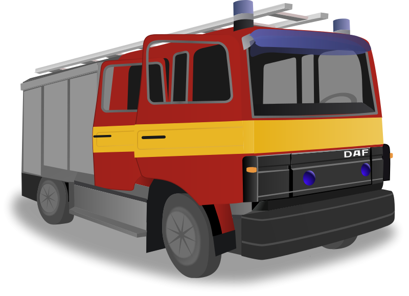 Free to Use  Public Domain Fire Truck Clip Art 