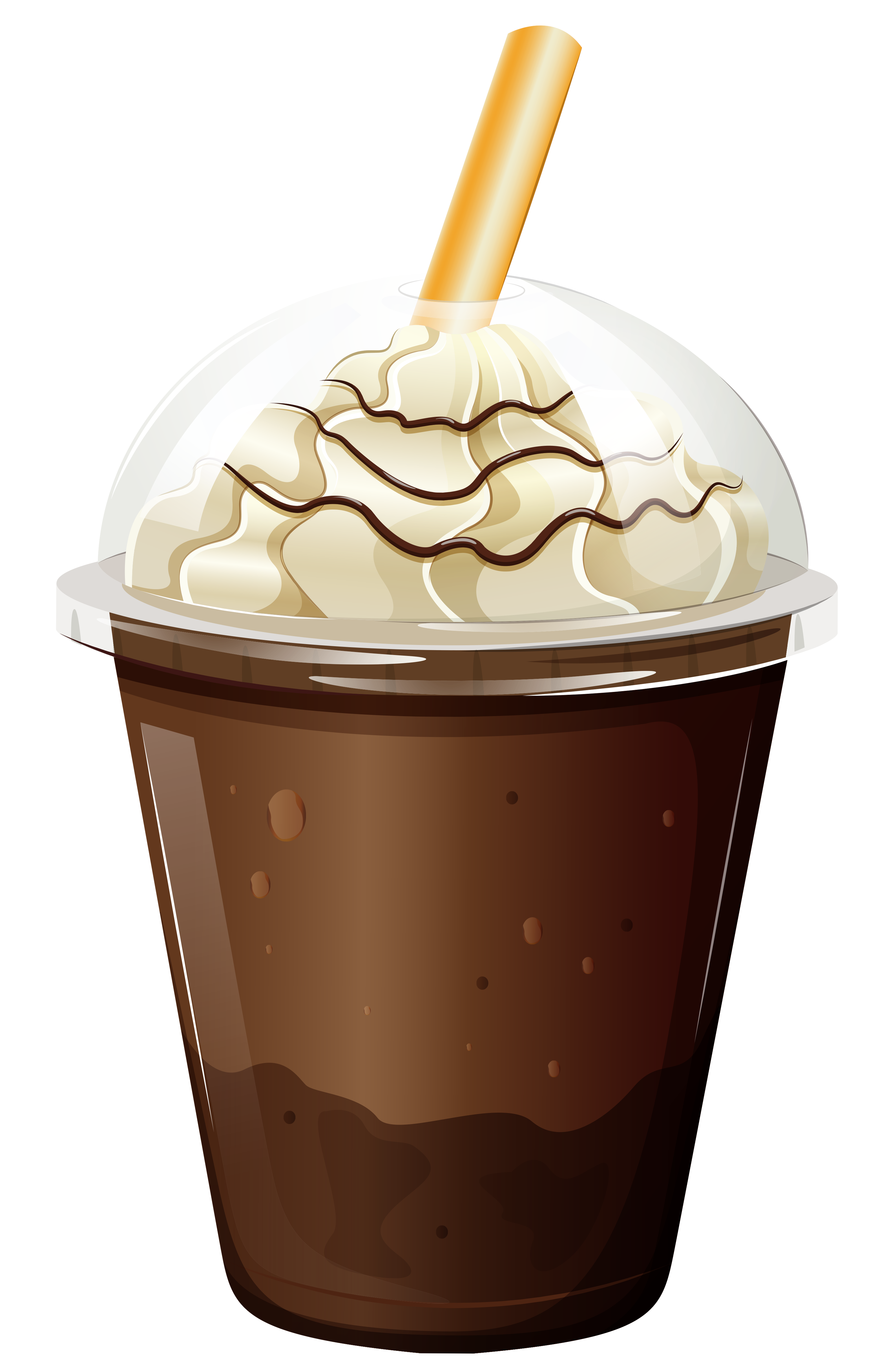 Coffee Cup with Whipped Cream PNG Clipart 