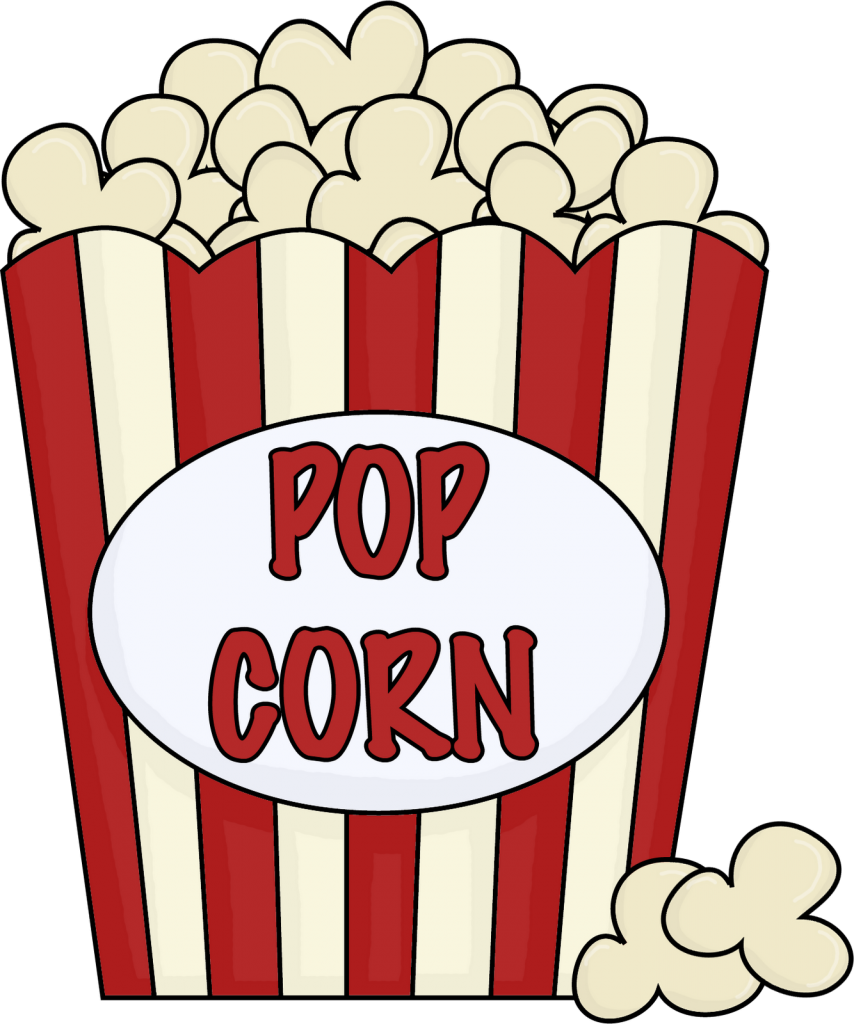 Movie theater popcorn clipart 