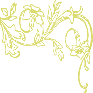 Gold Floral Swirl Clip Art at Clker 