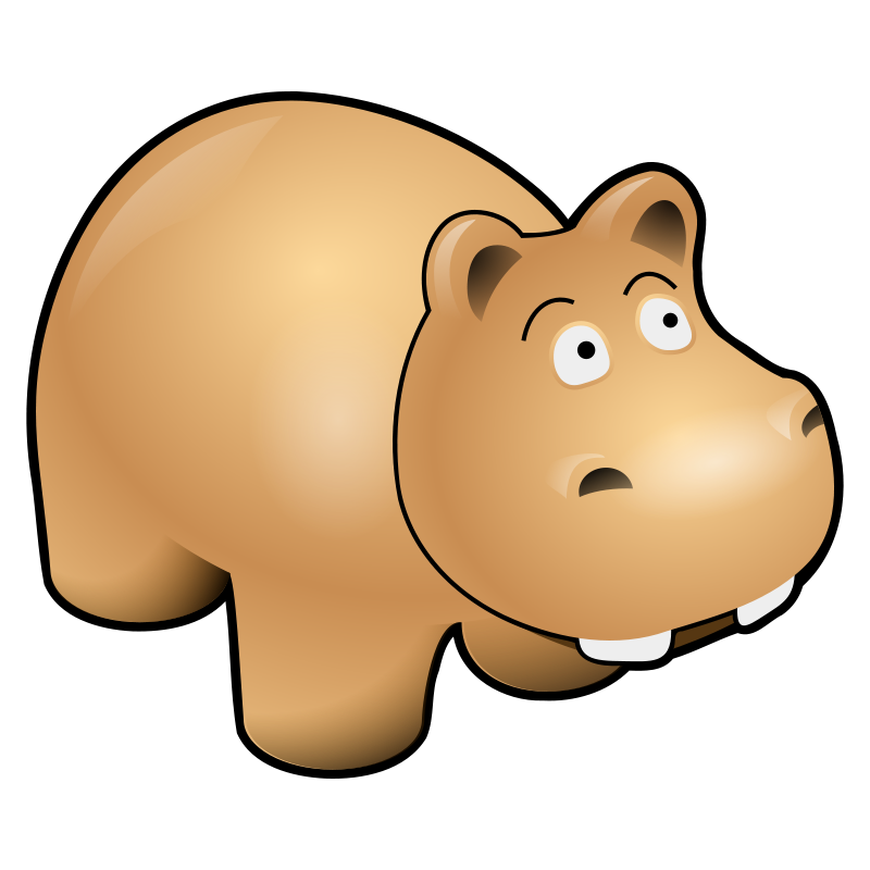 Free to Use  Public Domain Hippopotamus Clip Art 