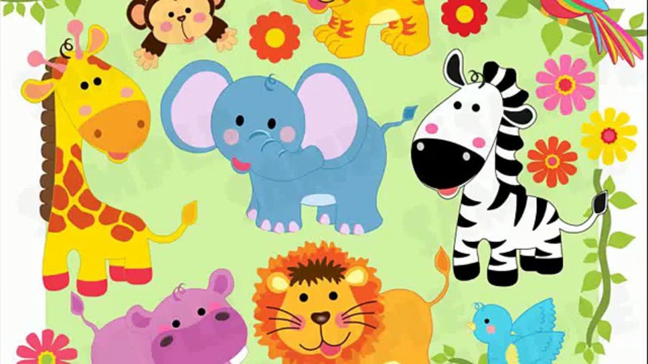 baby zoo animals cartoon - Clip Art Library