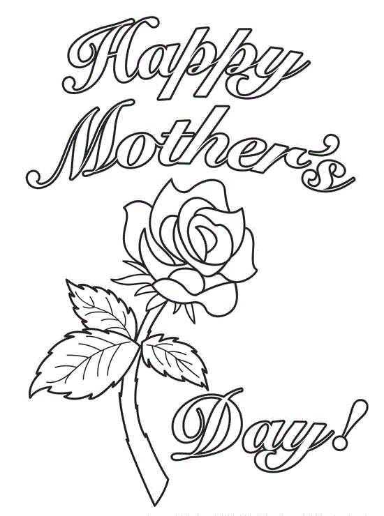 Free mother day clip art black and white 