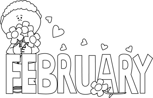 Valentines Day Clipart Black And White Happy. Snowjet.co 