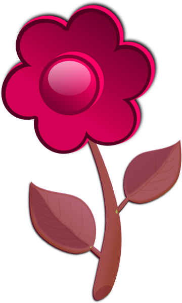 Pink Flower Cute Clip Art at Clker 