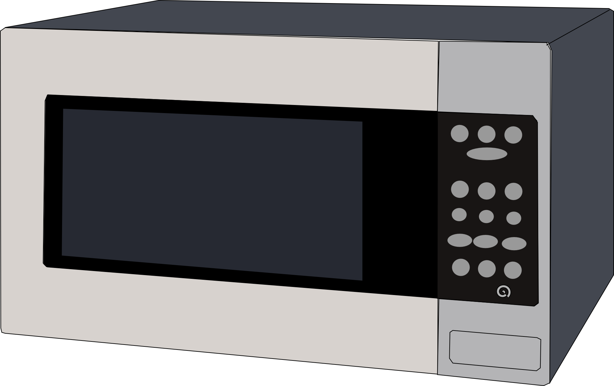 Microwave oven clipart free 