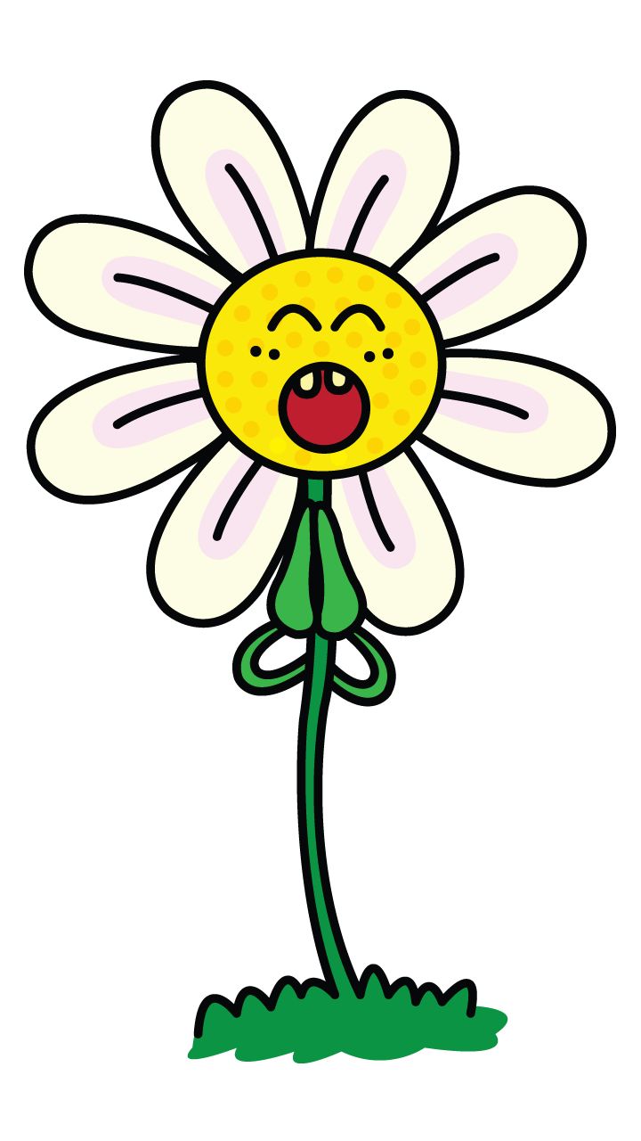 cute daisy flower drawing - Clip Art Library