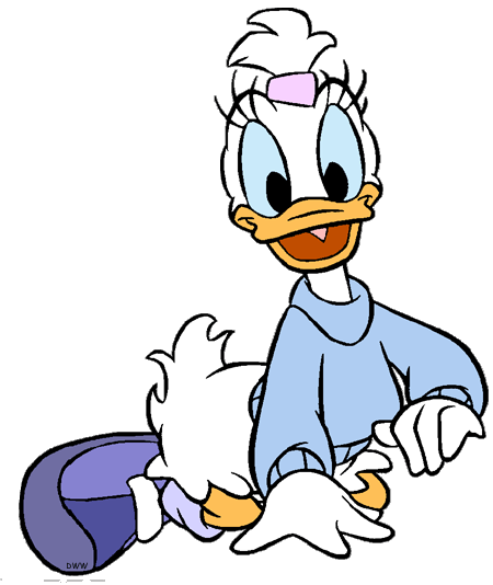 Disney Daisy Duck Clip Art Image 