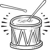 Marching snare clipart 