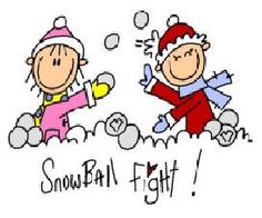 macon ga snowball fight clipart