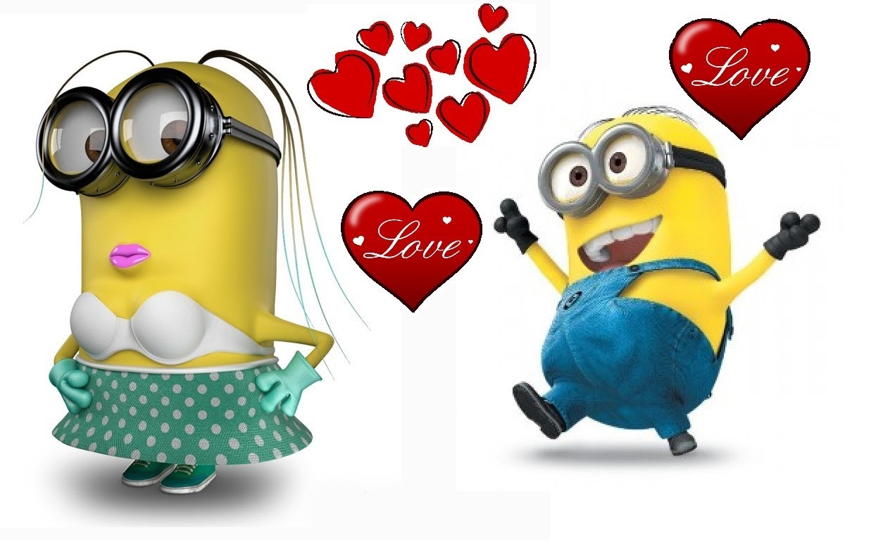 Clip Arts Related To : minions valentines day. view all Minion Heart Clipar...