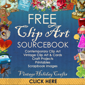 Free Clip Art from Vintage Holiday Crafts 