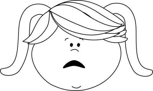 emotions clipart black and white - photo #28