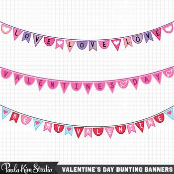 Valentine&Bunting+banners+specially+made+for+ 