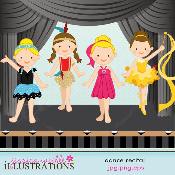 dance recital clip art