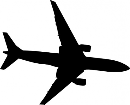 Plane With Banner Clipart 