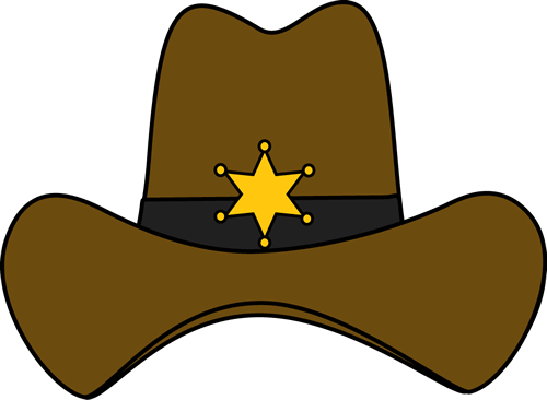 Sheriff Cowboy Hat Clip Art 
