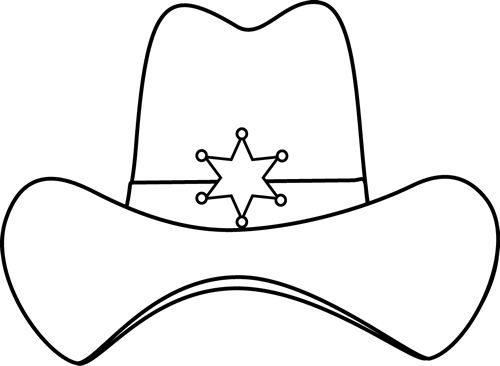 Cowboy Hat Template 