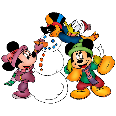 Disney christmas clip art characters 
