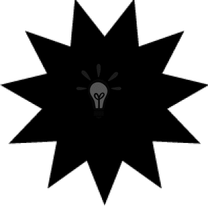 Solid Black Star Clipart 