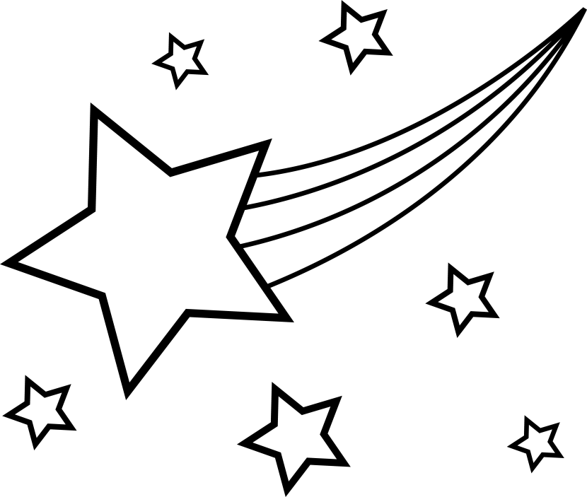 Star black and white black star clipart 2 