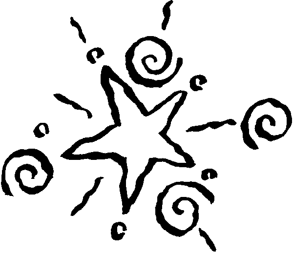 Star black and white image of black star clipart stars and white 