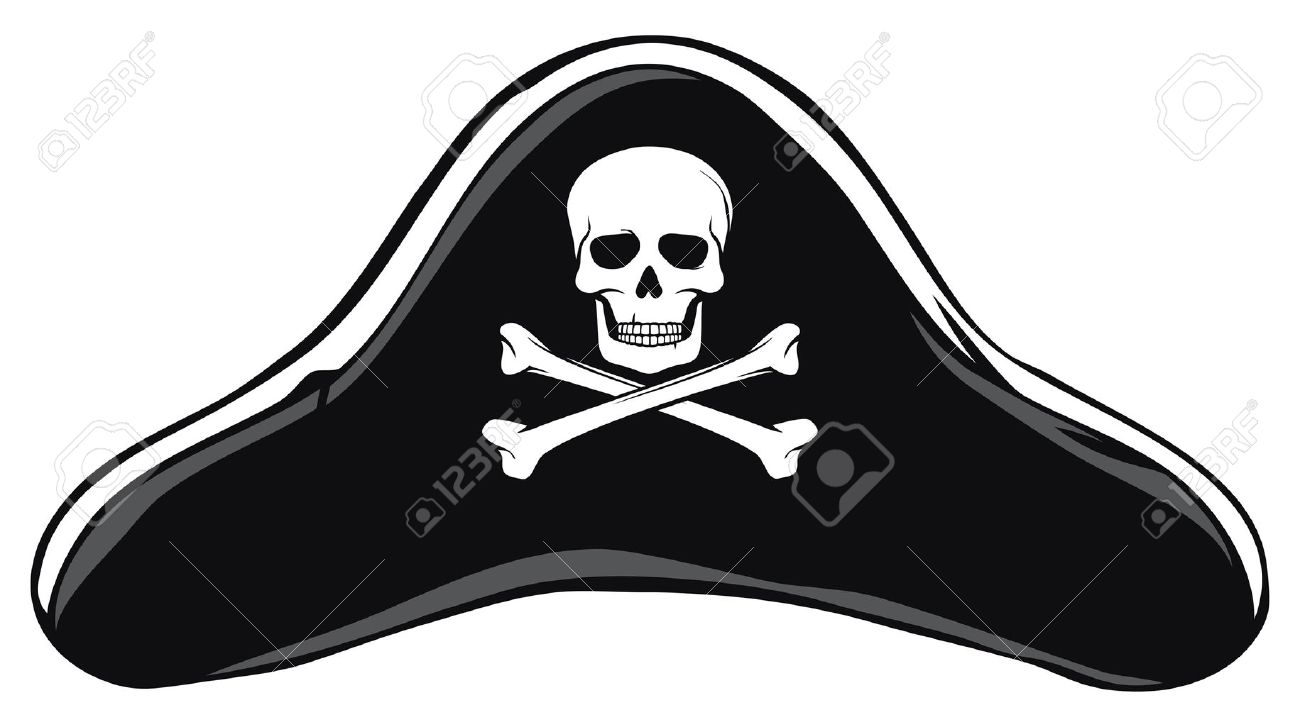 Pirate hat clipart free 