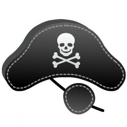 Halloween Crafts Pirate Hat And Eye Patch Mask 