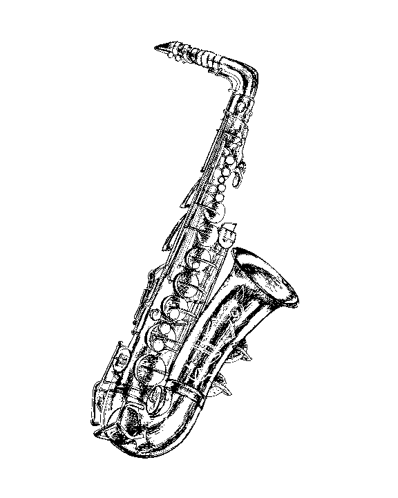 Saxophone clip art free 