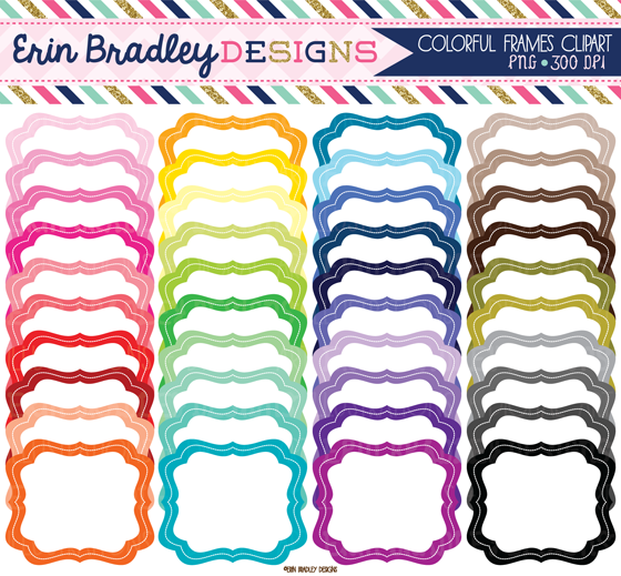 Erin Bradley Designs: New Bundle Clipart  Digital Paper Sets 