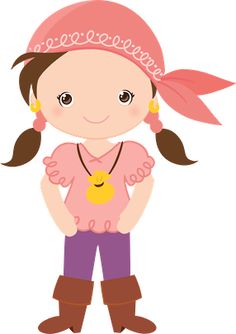 Pirate girl clipart free 