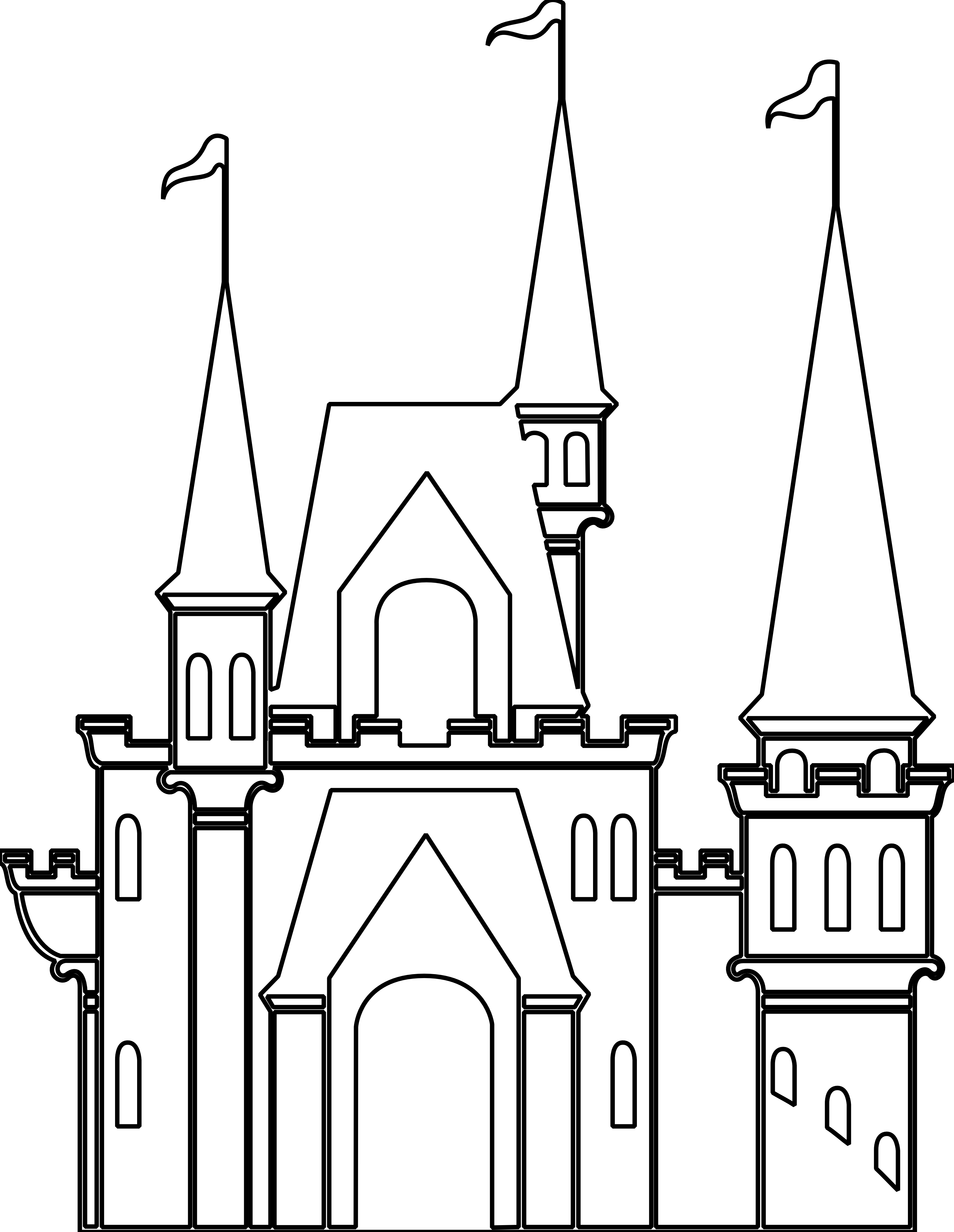 Disney Castle Logo Clipart.
