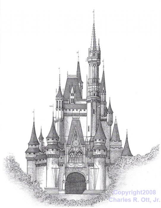 Cinderella Castle Clipart 