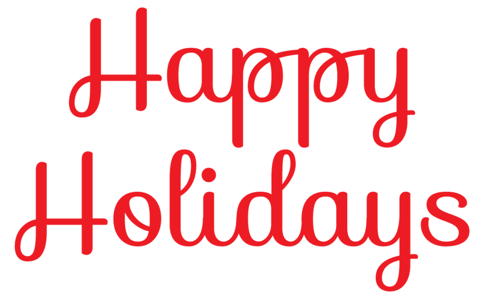 Happy Holidays Clip Art Image 