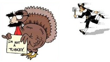 i m not a turkey clipart image