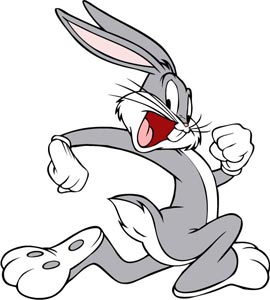 Bugs Bunny vector cliparts 