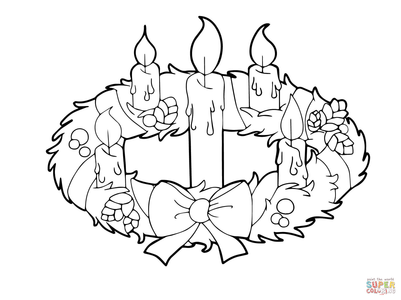 Clip Arts Related To : advent wreath clipart black and white. view al...