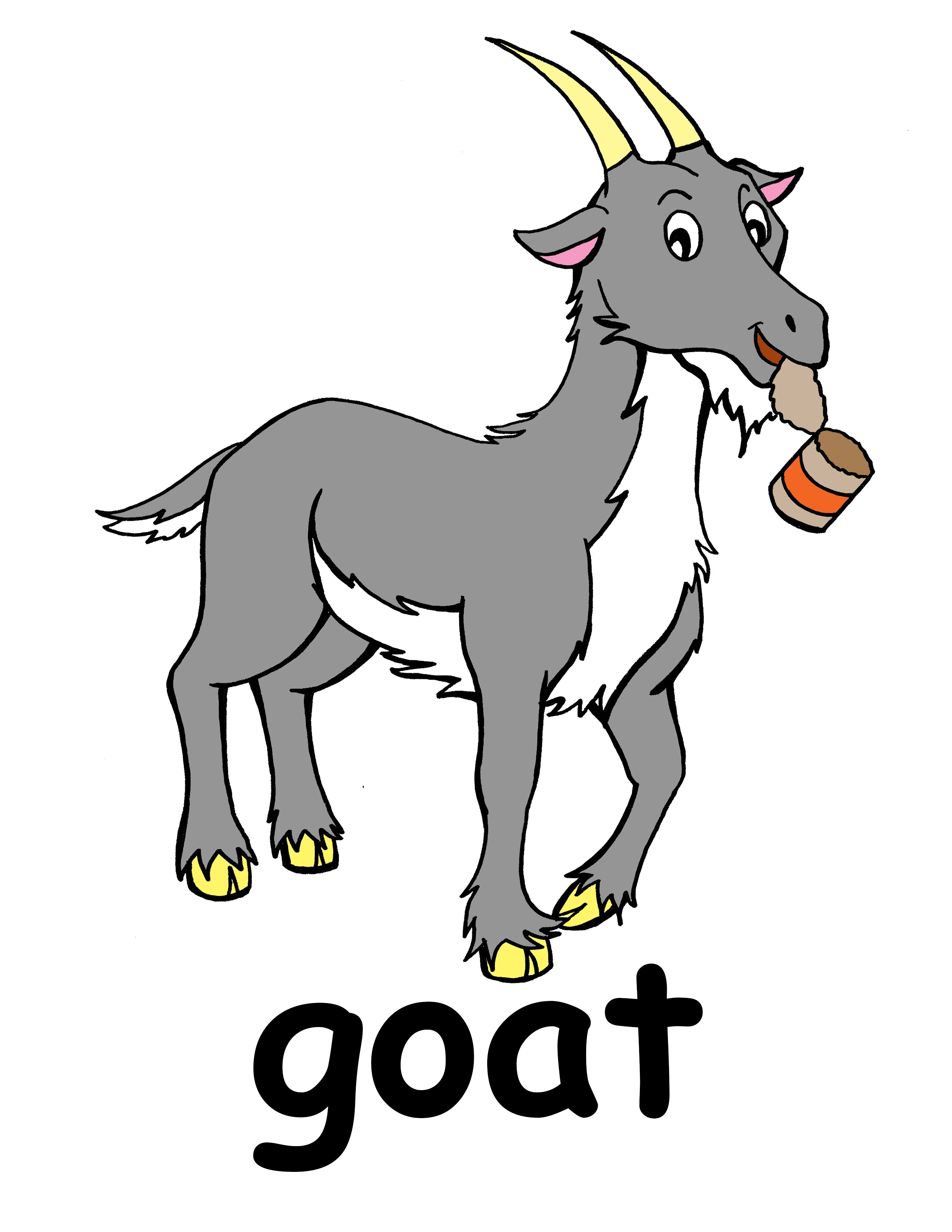 Goat And Kid Clipart 