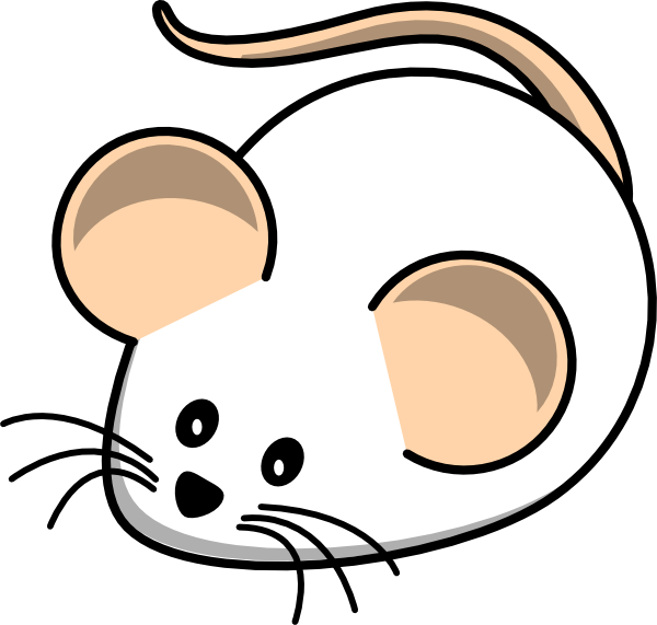 White mouse clipart 