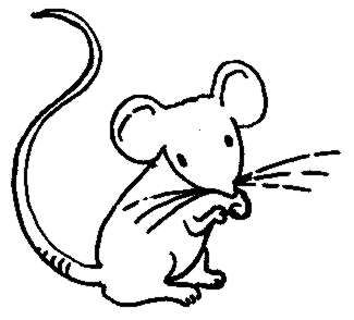 White Mouse Clipart 
