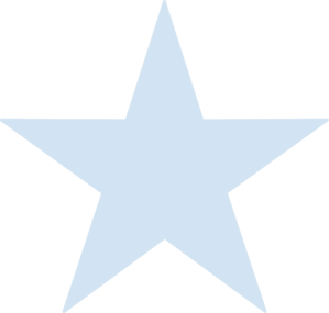 Baby blue star clipart 